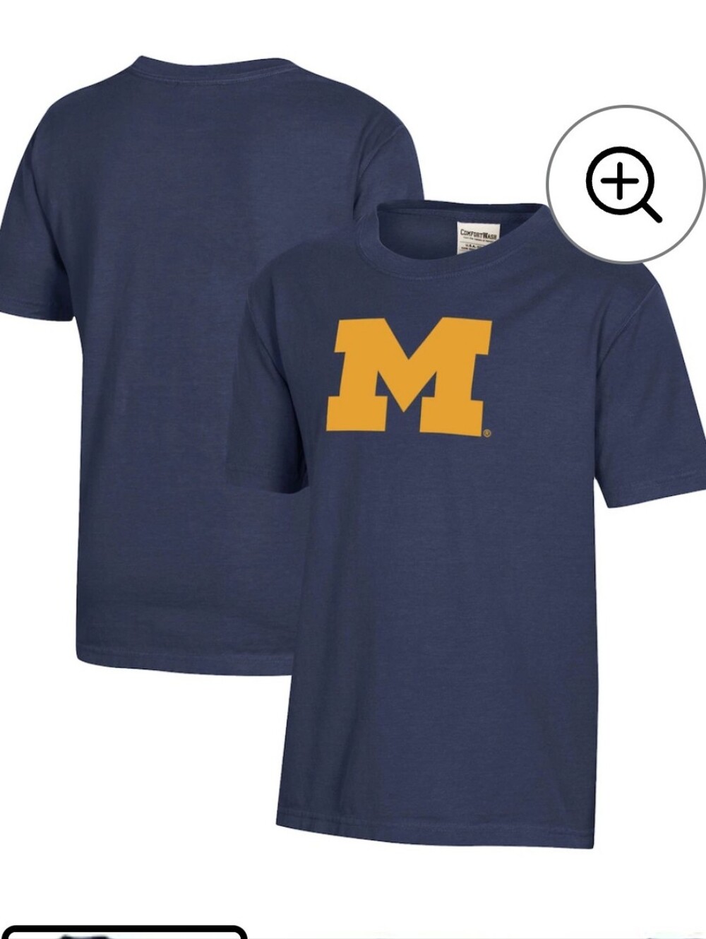 Michigan Wolverines Primary Logo T-Shirt Mens L